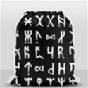 Macromannic Runes Collected Inverted Drawstring Bag (Small) View1