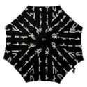 Medieval Runes Collected Inverted Complete Hook Handle Umbrellas (Large) View1