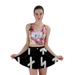 Younger Futhark Rune Set Collected Inverted Mini Skirt by WetdryvacsLair