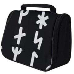 Younger Futhark Rune Set Collected Inverted Full Print Travel Pouch (big) by WetdryvacsLair