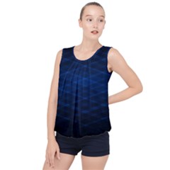 Design B9128364 Bubble Hem Chiffon Tank Top by cw29471