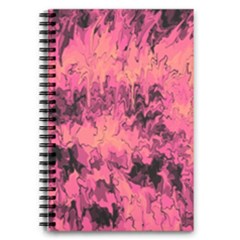 Pink Abstract 5 5  X 8 5  Notebook by Dazzleway