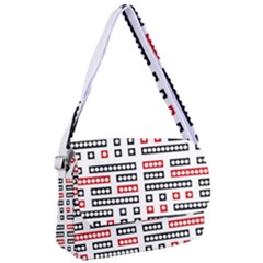 Geometric Sequence Print Pattern Design Courier Bag by dflcprintsclothing
