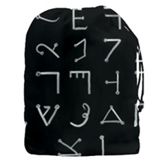 Heinrich Cornelius Agrippa Of Occult Philosophy 1651 Passing Of The River Collected Inverted Square Drawstring Pouch (3xl) by WetdryvacsLair