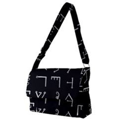 Heinrich Cornelius Agrippa Of Occult Philosophy 1651 Passing Of The River Collected Inverted Square Full Print Messenger Bag (l) by WetdryvacsLair