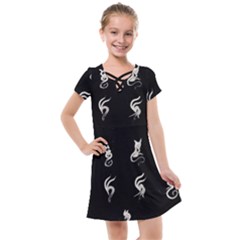Katzen Cats Kids  Cross Web Dress by WetdryvacsLair