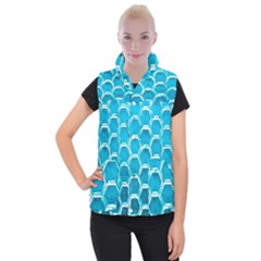 Hexagon Windows Women s Button Up Vest by essentialimage