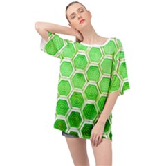 Hexagon Windows Oversized Chiffon Top by essentialimage