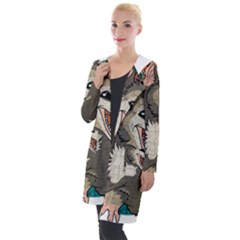 Possum - Be Urself Hooded Pocket Cardigan by Valentinaart
