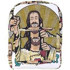Buddy Christ Full Print Backpack by Valentinaart