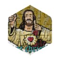Buddy Christ Wooden Puzzle Hexagon View1