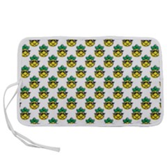 Holiday Pineapple Pen Storage Case (s) by Sparkle