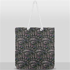 Stone Deco  Full Print Rope Handle Tote (large) by MRNStudios