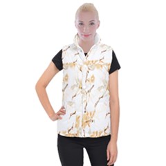 Birds And Flowers  Women s Button Up Vest by Sobalvarro
