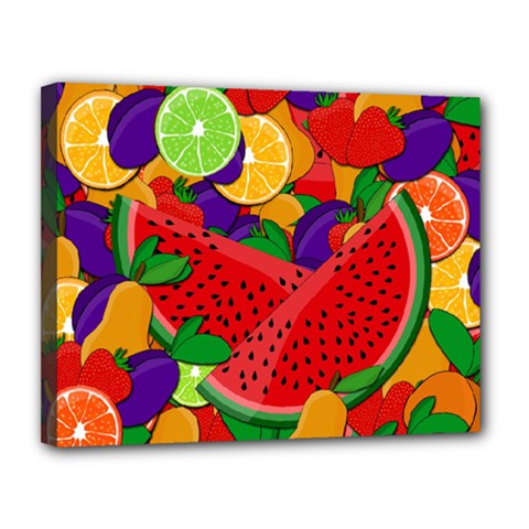 Fruit Life 2  Canvas 14  X 11  (stretched) by Valentinaart