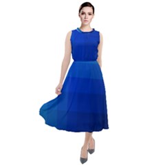 Zappwaits Water Round Neck Boho Dress by zappwaits