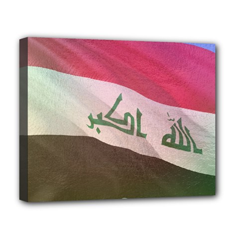 Iraq Deluxe Canvas 20  X 16  (stretched) by AwesomeFlags