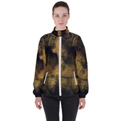 Surreal Steampunk Queen From Fonebook Women s High Neck Windbreaker by 2853937