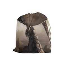 Lord Of The Dragons From Fonebook Drawstring Pouch (large) by 2853937