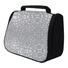 Modern Ornate Geometric Silver Pattern Full Print Travel Pouch (small) by dflcprintsclothing