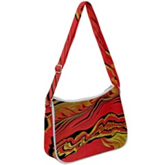 Warrior Spirit Zip Up Shoulder Bag by BrenZenCreations