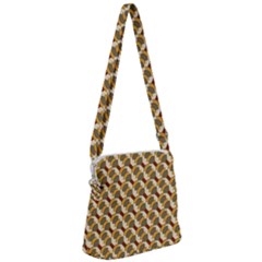 Abstract Illusion Zipper Messenger Bag by Sparkle