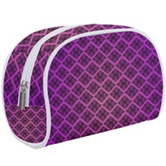 Pattern Texture Geometric Patterns Purple Make Up Case (large) by Dutashop