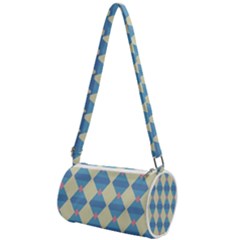 Pattern Texture Chevron Mini Cylinder Bag by Dutashop