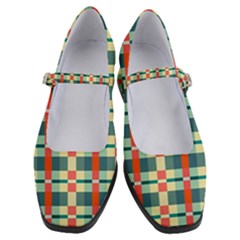 Texture Plaid Women s Mary Jane Shoes by Dutashop