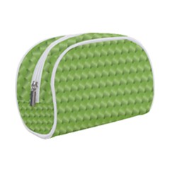 Green Pattern Ornate Background Make Up Case (small) by Dutashop