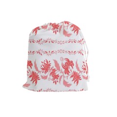 Folk Ornament Drawstring Pouch (large) by Eskimos