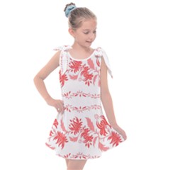 Folk Ornament Kids  Tie Up Tunic Dress by Eskimos