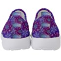 Snow Blue Purple Tulip Kids  Slip On Sneakers View4