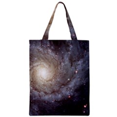 Spiral Galaxy Zipper Classic Tote Bag by ExtraAwesomeSauce