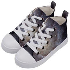 Spiral Galaxy Kids  Mid-top Canvas Sneakers by ExtraAwesomeSauce