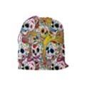 Sugar Skulls Drawstring Pouch (Large) View2