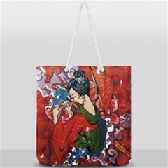 Geisha Geisha Full Print Rope Handle Tote (large) by ExtraAwesomeSauce