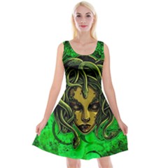 Medusa Reversible Velvet Sleeveless Dress by ExtraAwesomeSauce