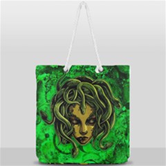 Medusa Full Print Rope Handle Tote (large) by ExtraAwesomeSauce