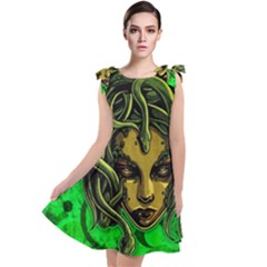 Medusa Tie Up Tunic Dress by ExtraAwesomeSauce