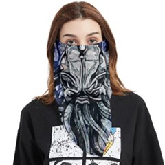 Kraken Face Covering Bandana (triangle) by ExtraAwesomeSauce