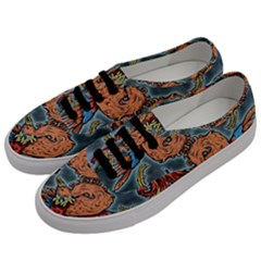 Chinese Phoenix Men s Classic Low Top Sneakers by ExtraAwesomeSauce