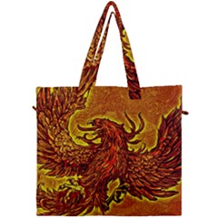 Phoenix Rising Canvas Travel Bag by ExtraAwesomeSauce