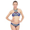 Sugar Skull Pattern 2 High Neck Bikini Set View1