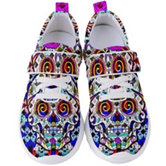 Sugar Skull Pattern 2 Women s Velcro Strap Shoes by ExtraAwesomeSauce