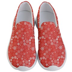 Christmas Snowflakes Men s Lightweight Slip Ons by ExtraAwesomeSauce