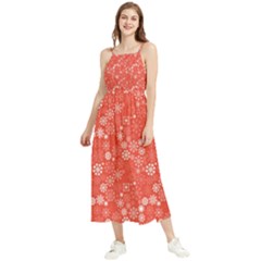 Christmas Snowflakes Boho Sleeveless Summer Dress by ExtraAwesomeSauce