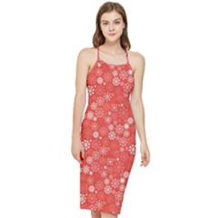 Christmas Snowflakes Bodycon Cross Back Summer Dress by ExtraAwesomeSauce