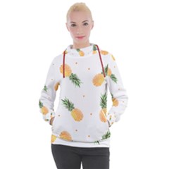 Pineapple Pattern Women s Hooded Pullover by goljakoff