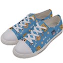 Cute Cat Pattern Women s Low Top Canvas Sneakers View2